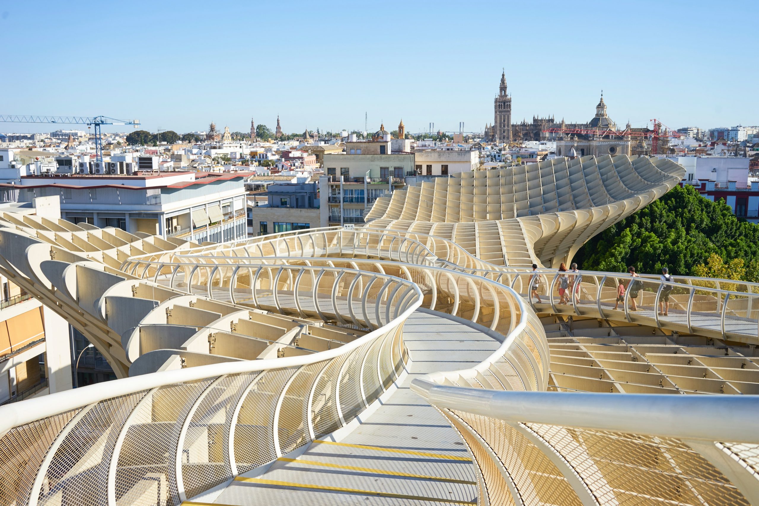 Pasarela superior de Las Setas de Sevilla