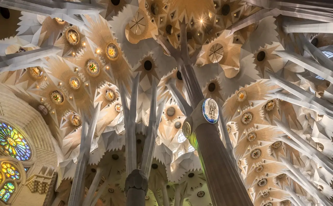 Interior de la Sagrada Familia