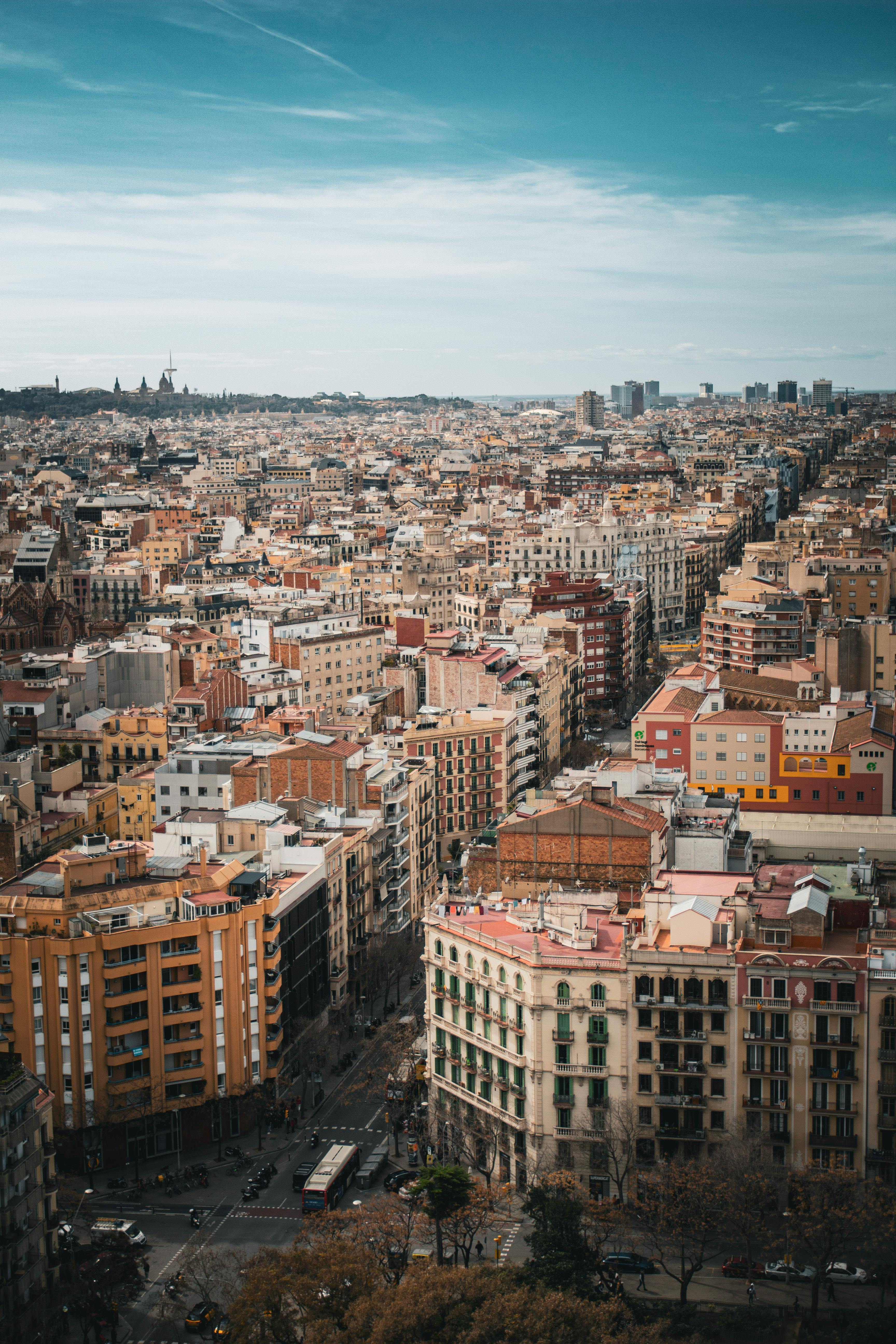 Vista aérea de Barcelona